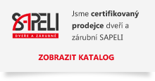 jsme certifikovan prodejce sapeli